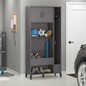 Systembuild Evolution Flex Sports Storage Cabinet - Graphite