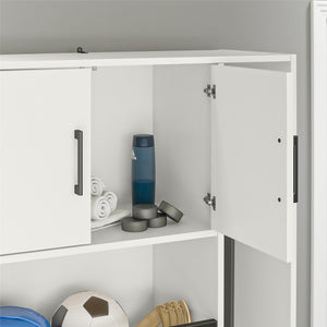 Systembuild Evolution Flex Sports Storage Cabinet - White