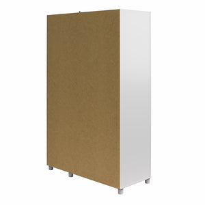 Systembuild Evolution Lory 3 Door Wardrobe with Clothing Rod & Adjustable Shelving - Dove Gray
