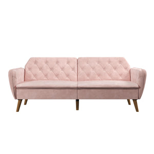 Novogratz Tallulah Memory Foam Futon Sofa Bed - Pink