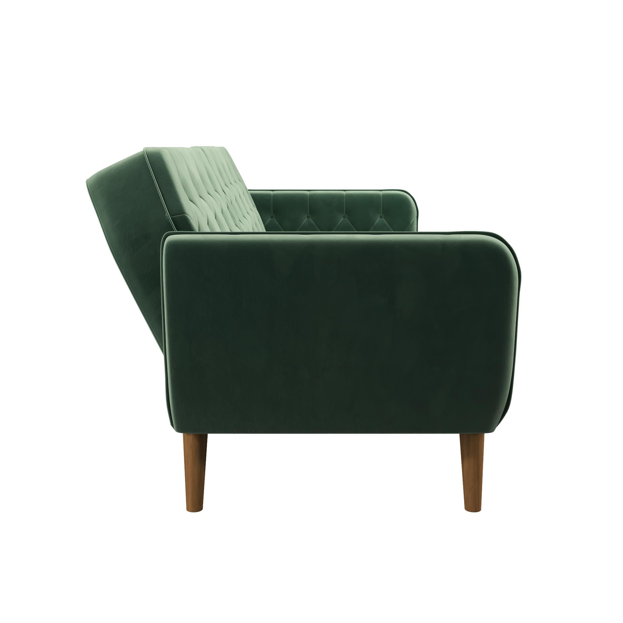 Novogratz Tallulah Memory Foam Futon Sofa Bed - Light Green