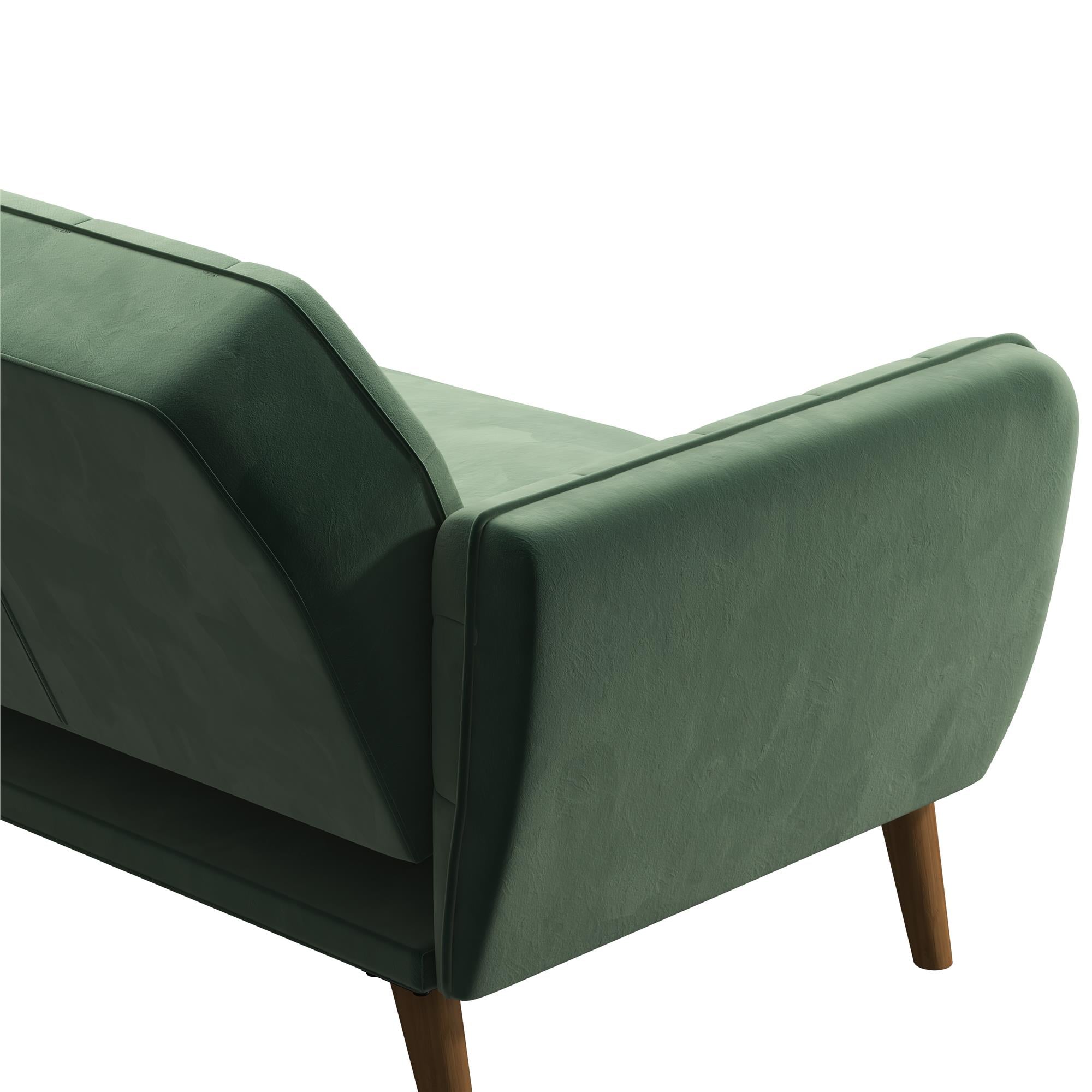 Novogratz Tallulah Memory Foam Futon Sofa Bed - Light Green