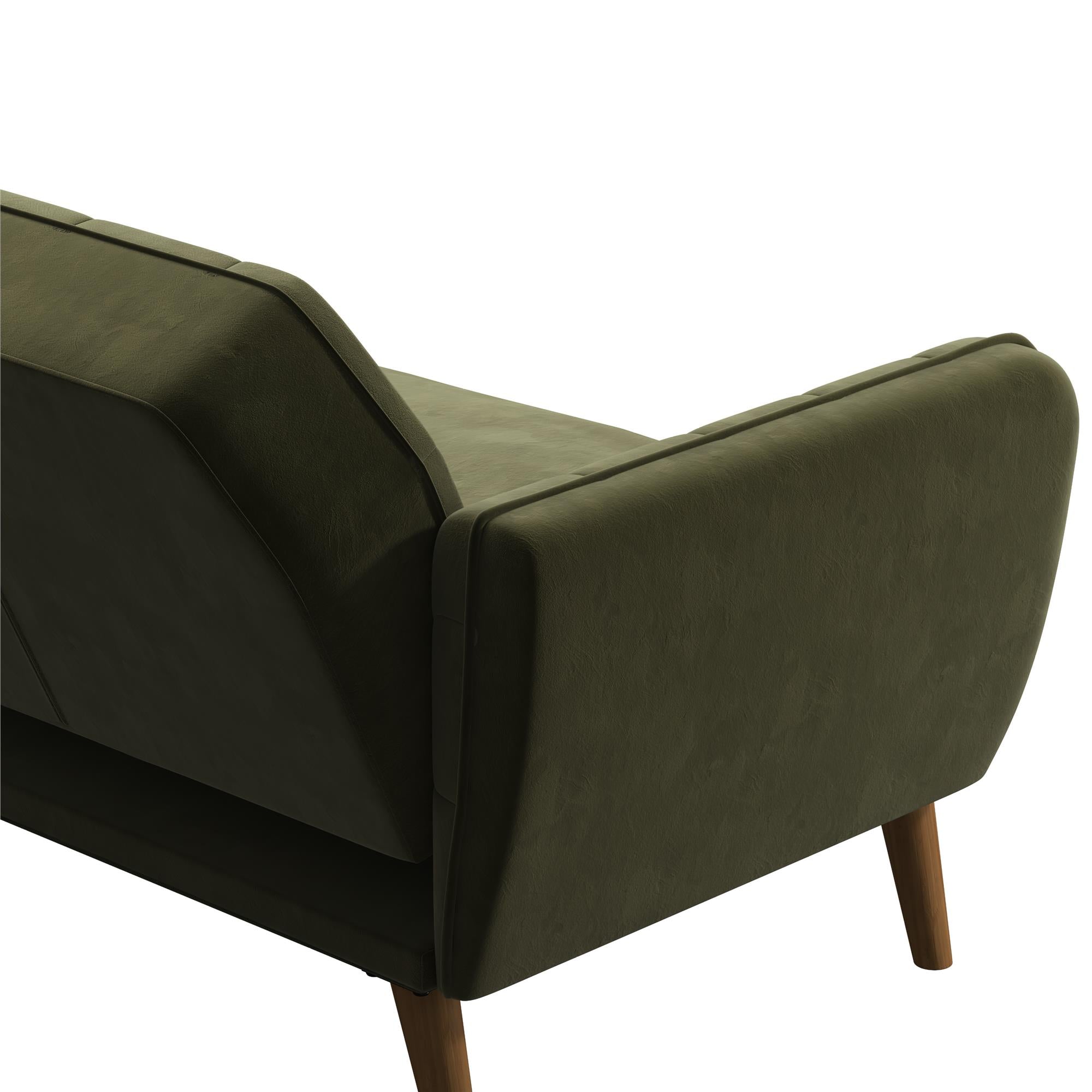 Novogratz Tallulah Memory Foam Futon Sofa Bed - Green