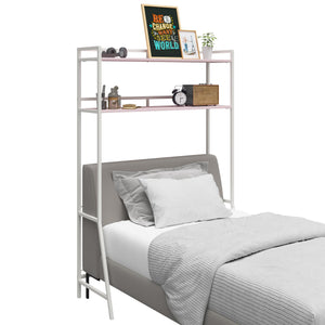 Novogratz Beverly Over-The-Bed Storage for Twin & XL Twin Beds - Light Pink