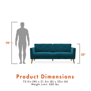 CosmoLiving Gloria Sofa - Blue