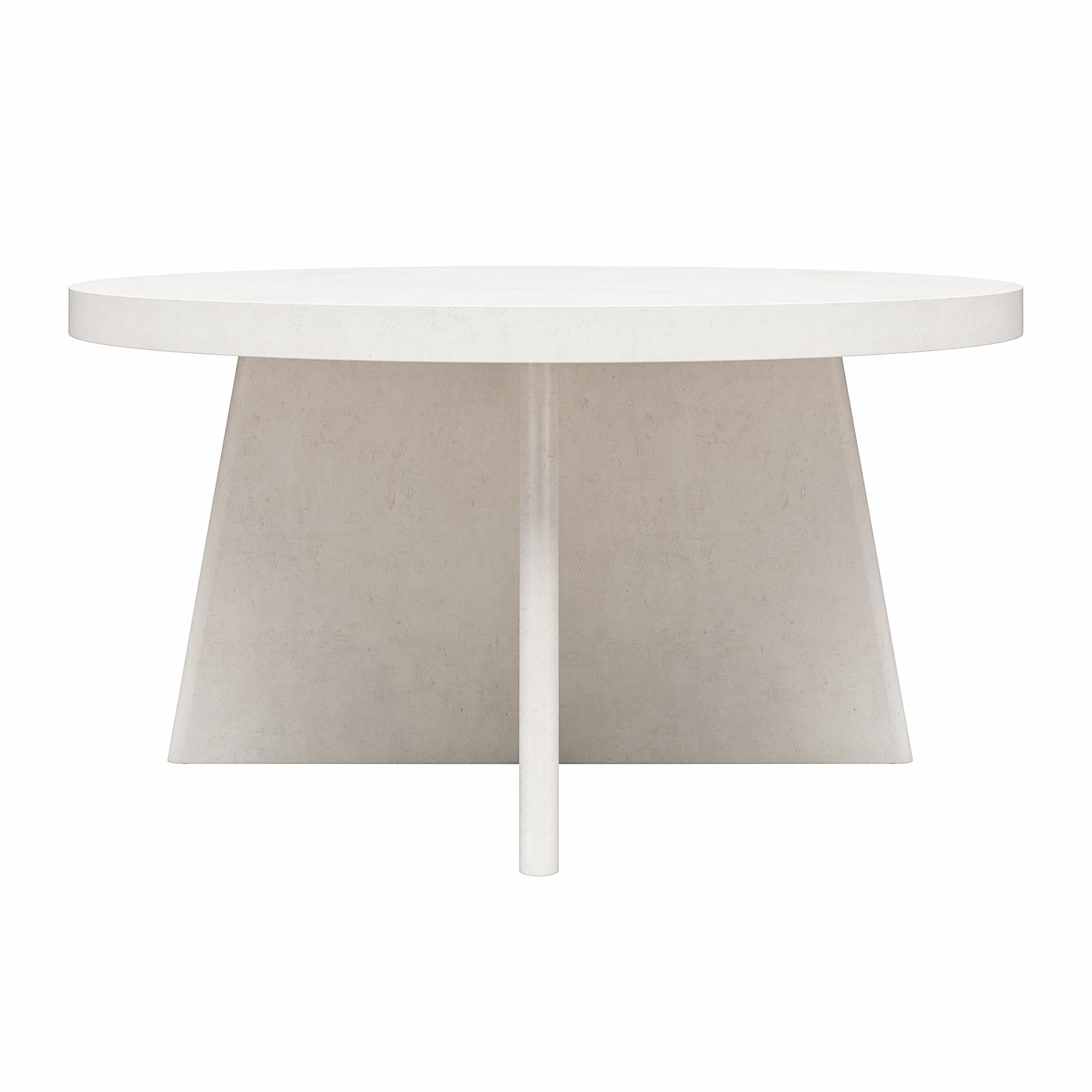Ameriwood Home Liam Round Coffee Table - Plaster
