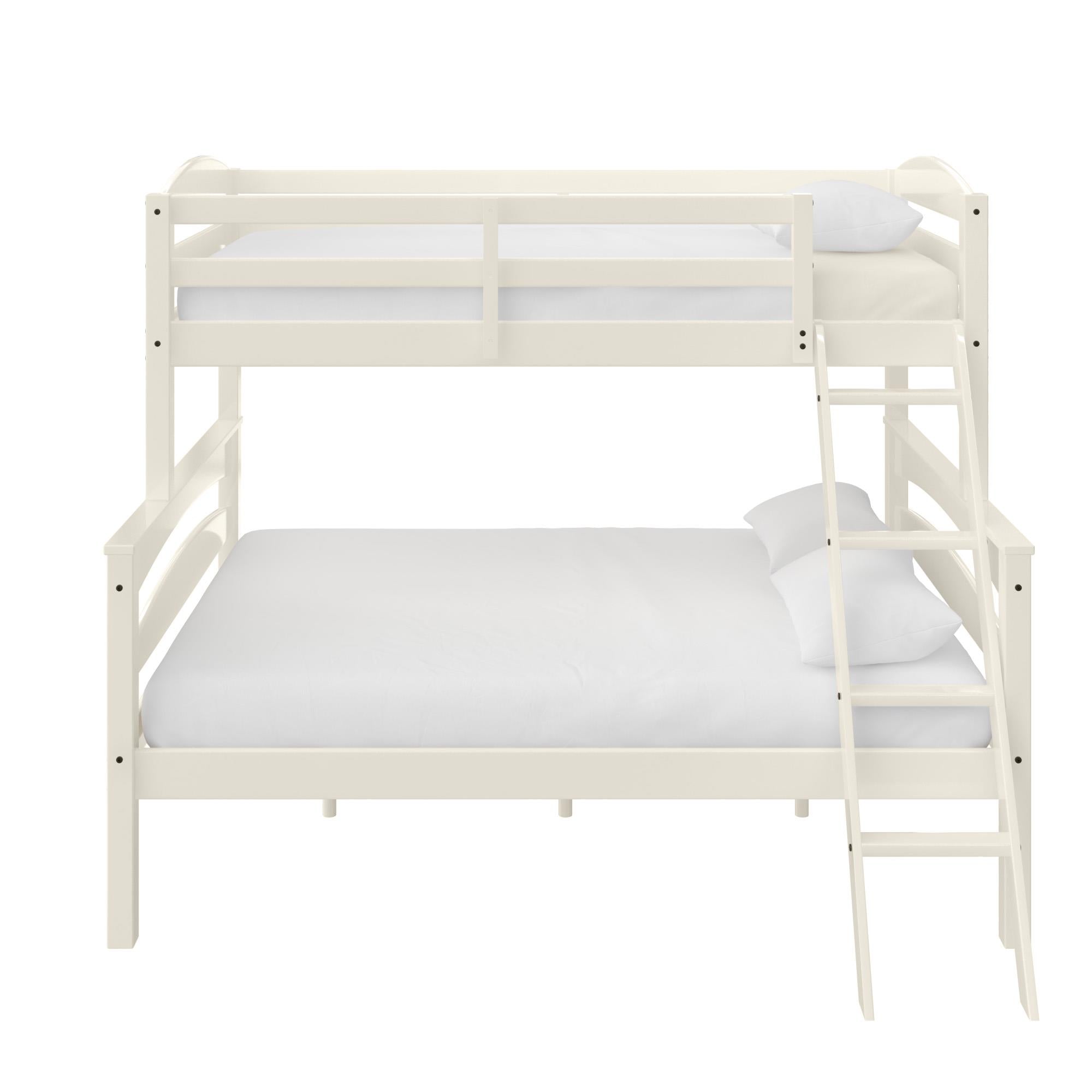 DHP Brady Kids' Wood Bunk Bed - White