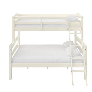 DHP Brady Kids' Wood Bunk Bed - White
