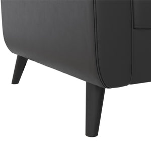 DHP Parker Futon Sofa Bed with Storage - Black
