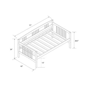 DHP Kayden Wood Daybed - White