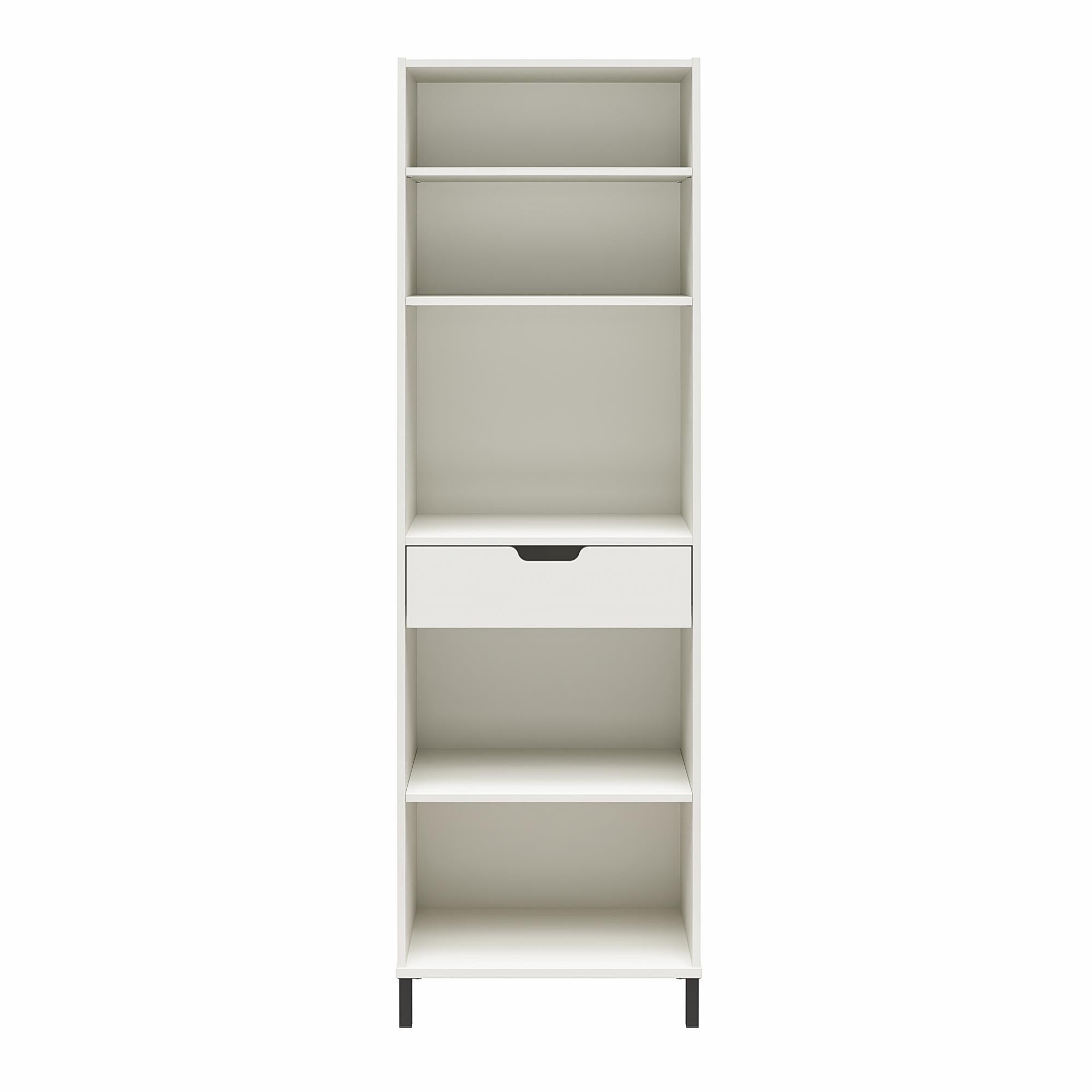 Systembuild Evolution Versa Open Cabinet with Drawer - White