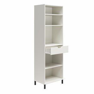 Systembuild Evolution Versa Open Cabinet with Drawer - White
