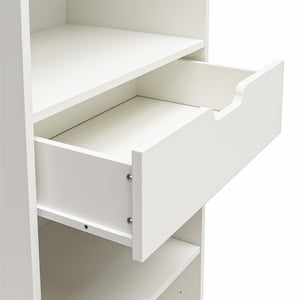 Systembuild Evolution Versa Open Cabinet with Drawer - White