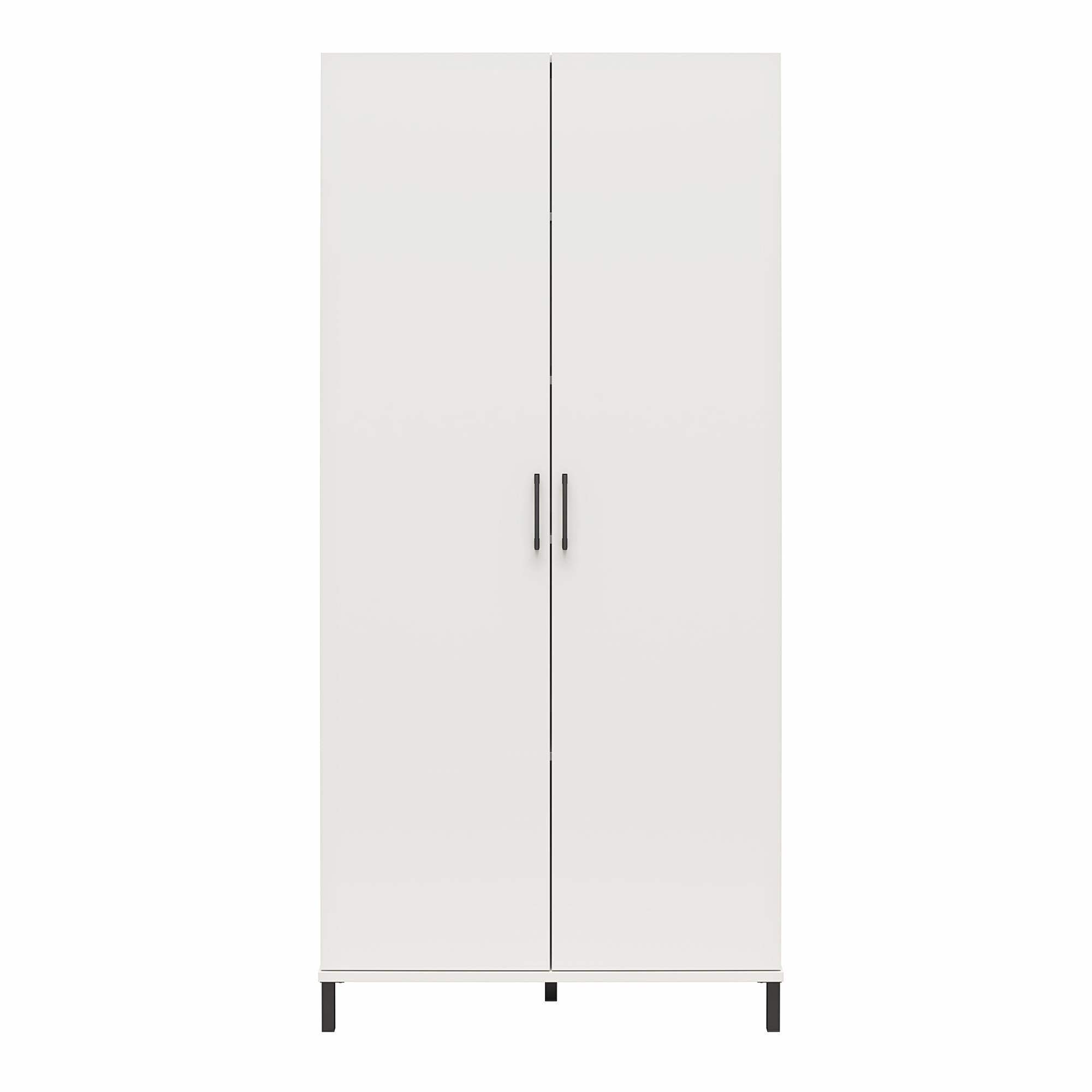 Systembuild Evolution Versa 36" Wide 2 Door Storage Cabinet - White