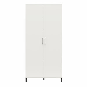 Systembuild Evolution Versa 36" Wide 2 Door Storage Cabinet - White