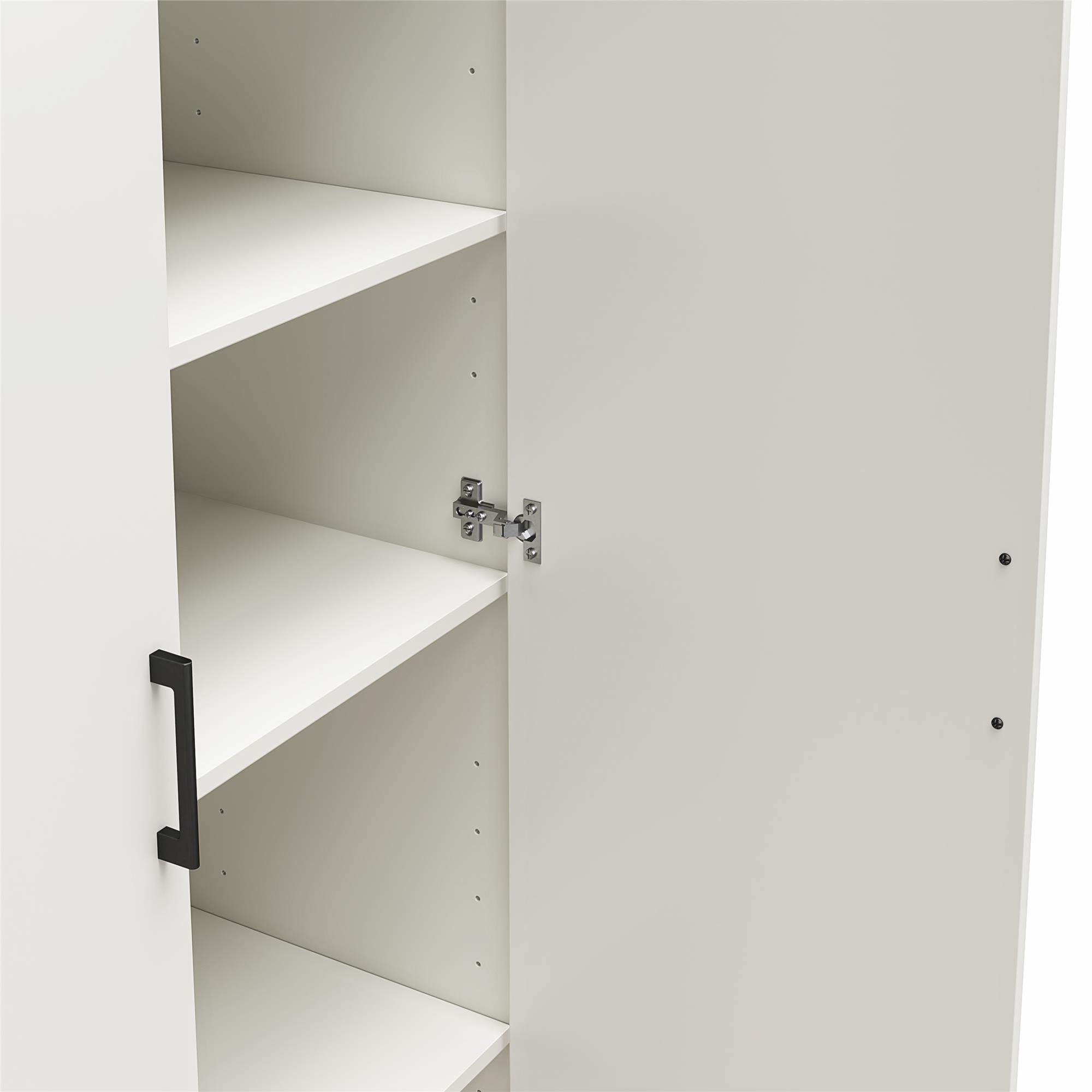 Systembuild Evolution Versa 36" Wide 2 Door Storage Cabinet - White