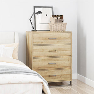 Ameriwood Home Lynnfield 4 Drawer Dresser - Natural