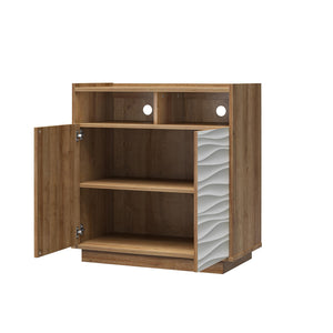 Ameriwood Home Wynn 2-Door Accent Cabinet  - Natural