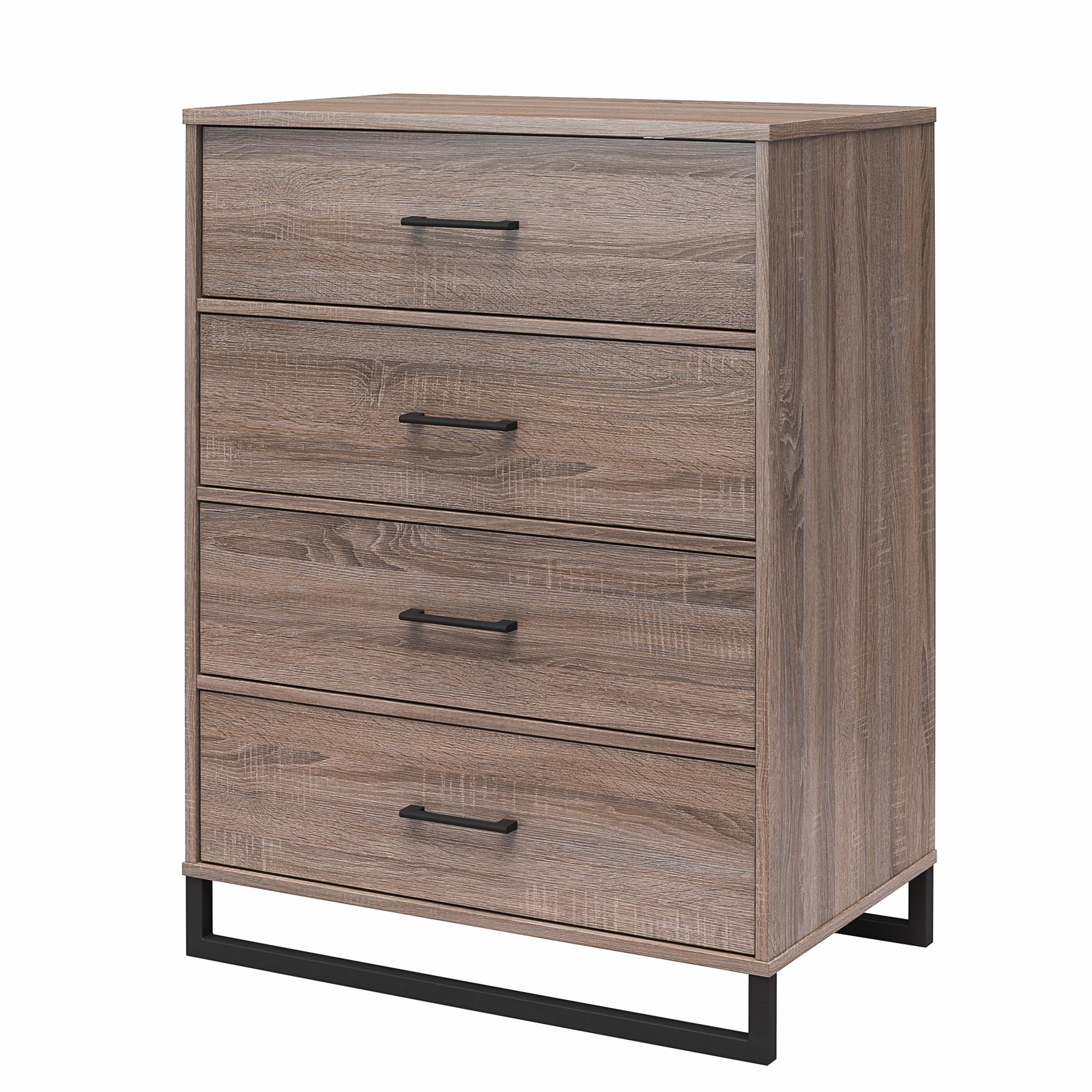 Ameriwood Home 4 Drawer Dresser - Distressed Gray Oak