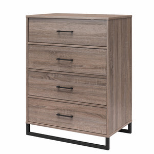 Ameriwood Home 4 Drawer Dresser - Distressed Gray Oak