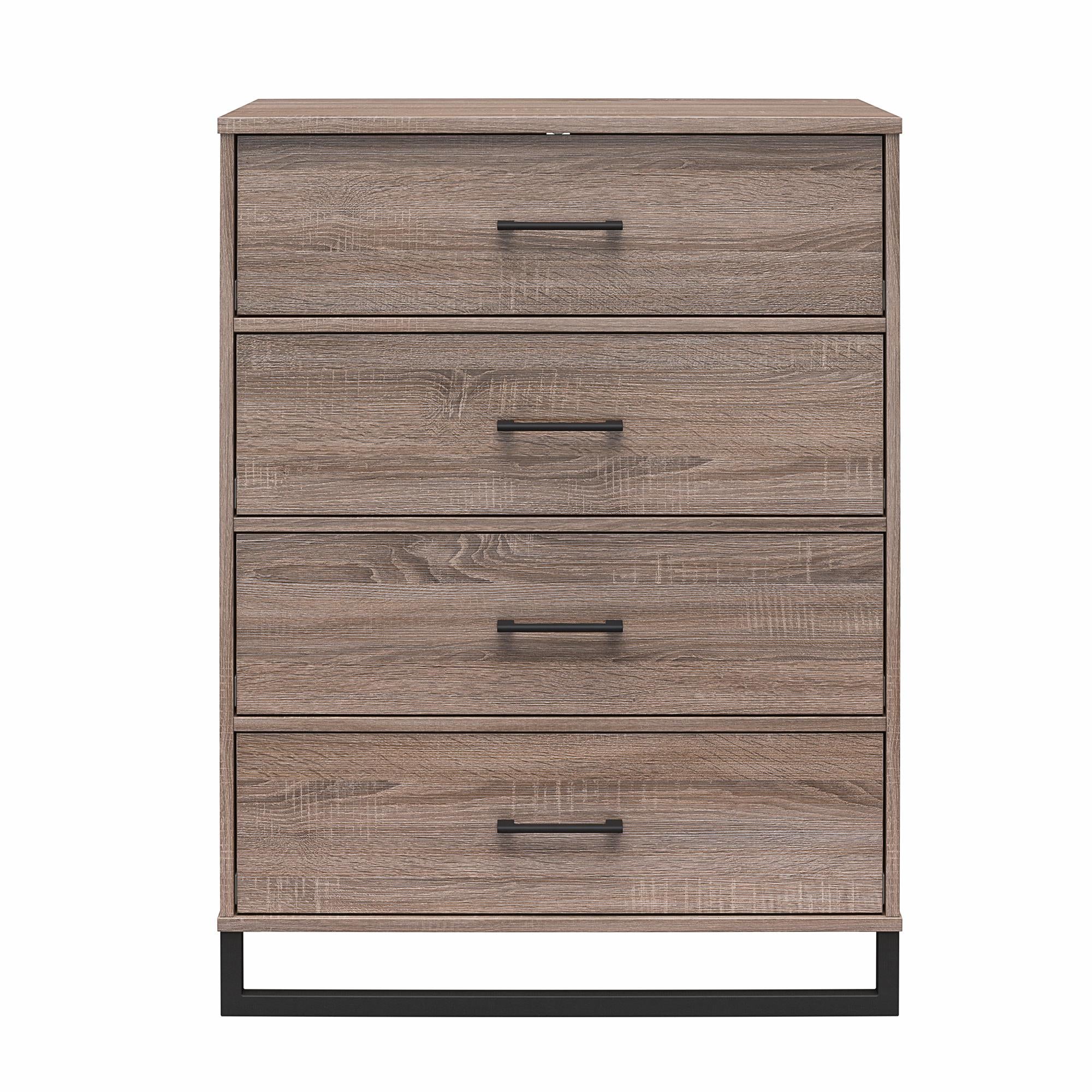 Ameriwood Home 4 Drawer Dresser - Distressed Gray Oak
