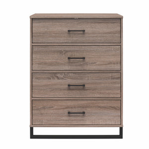 Ameriwood Home 4 Drawer Dresser - Distressed Gray Oak