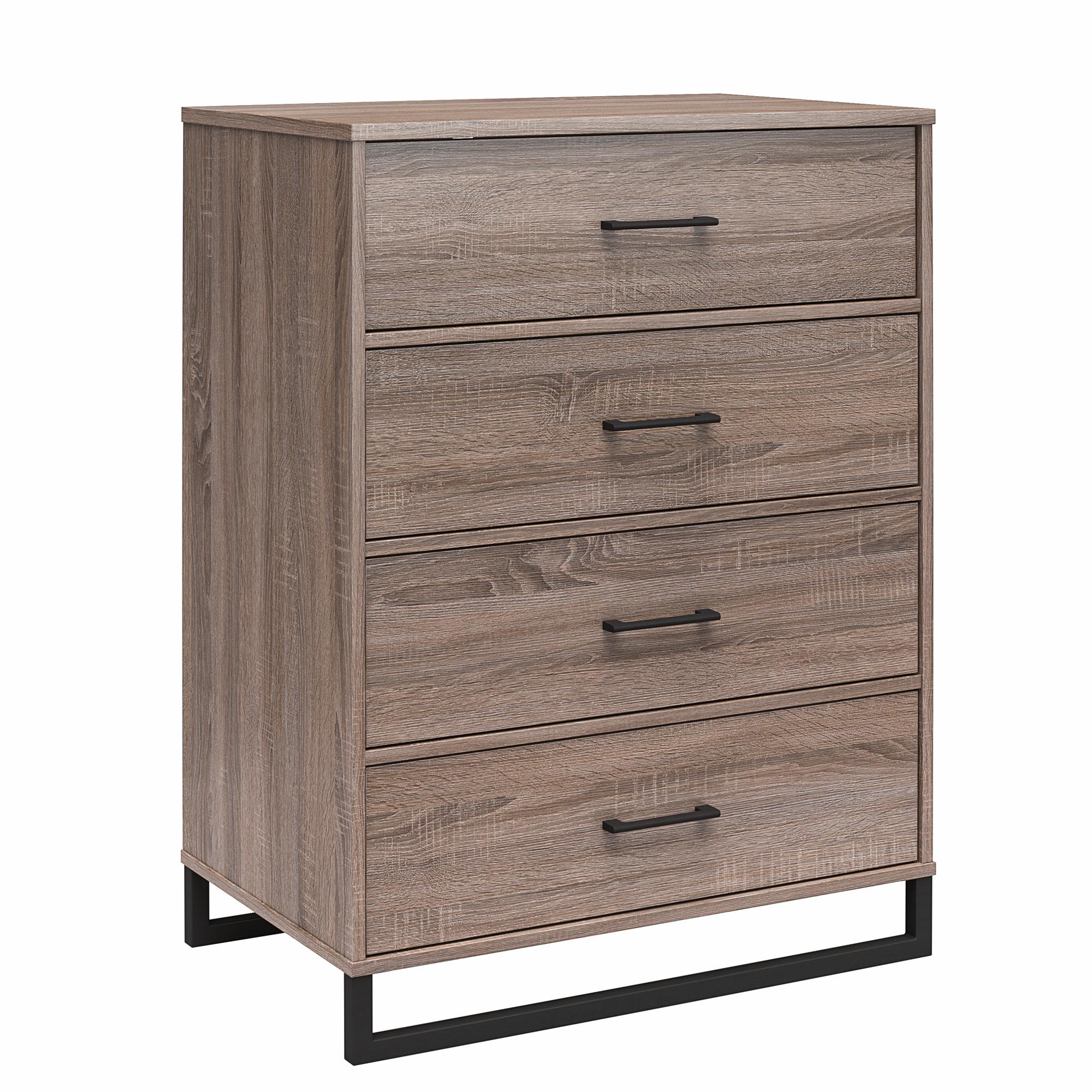 Ameriwood Home 4 Drawer Dresser - Distressed Gray Oak