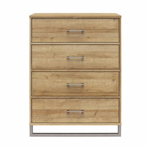 Ameriwood Home Lynnfield 4 Drawer Dresser - Natural