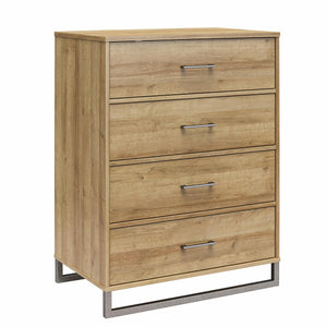 Ameriwood Home Lynnfield 4 Drawer Dresser - Natural