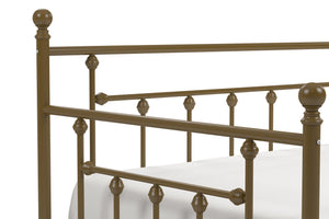 DHP Manila Metal Daybed with Trundle - Gold - Twin