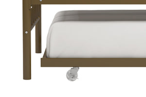 DHP Manila Metal Daybed with Trundle - Gold - Twin