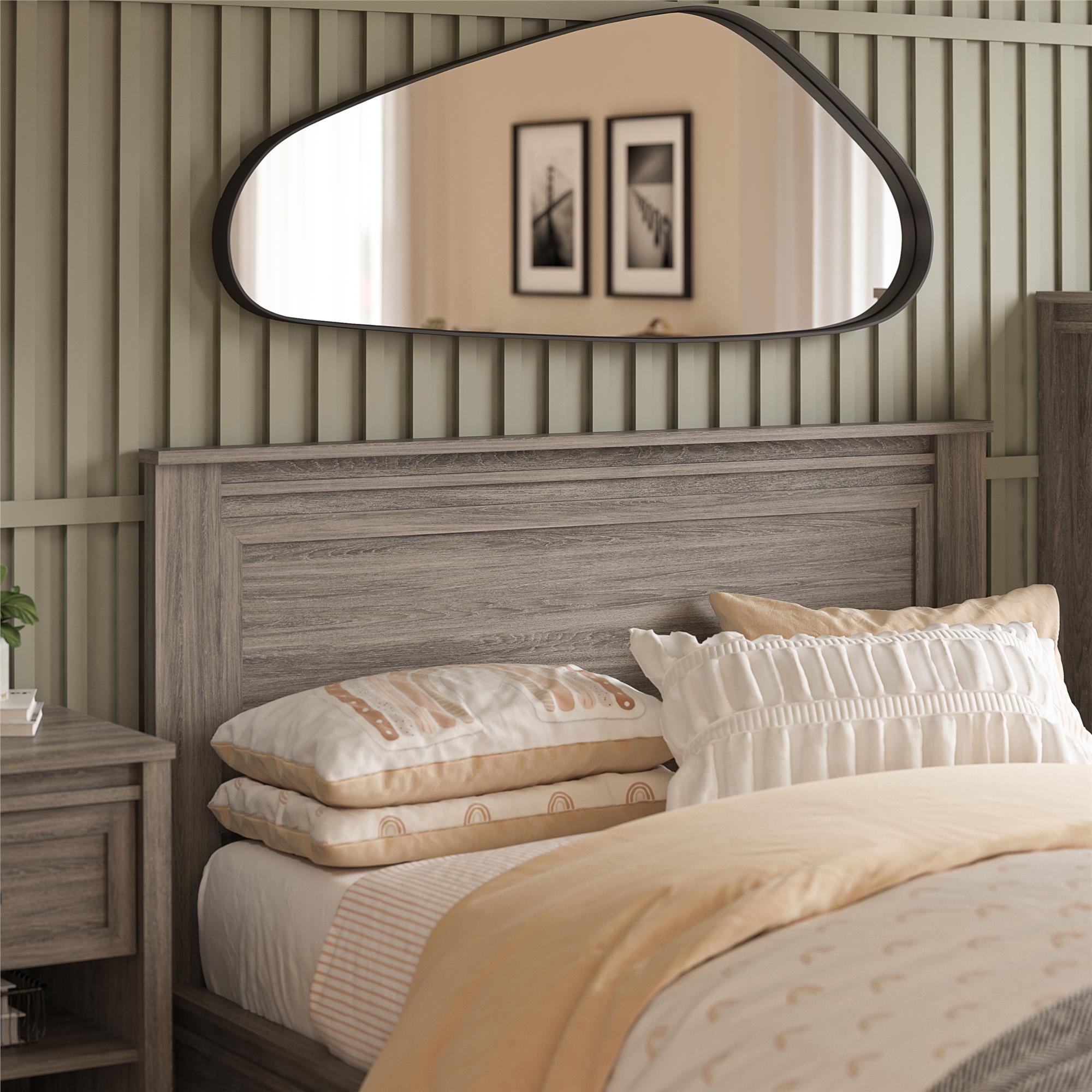 Ameriwood Home Beaumont Full Headboard - Gray Oak