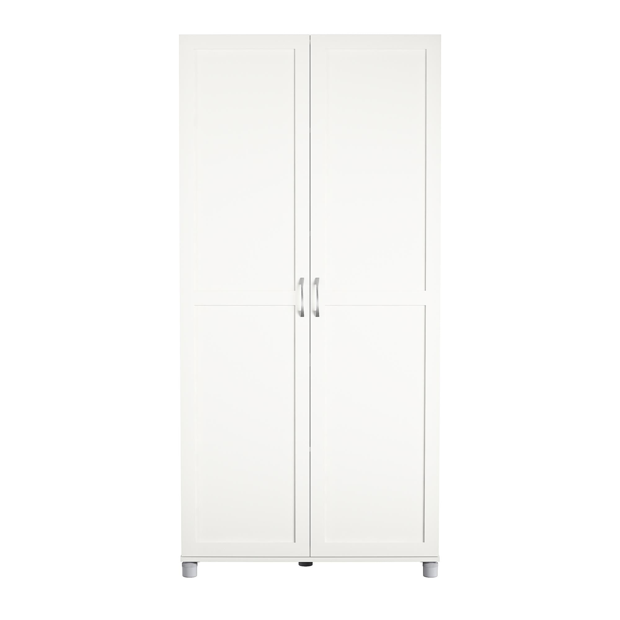 Systembuild Evolution Lory Framed 36" Utility Cabinet - White