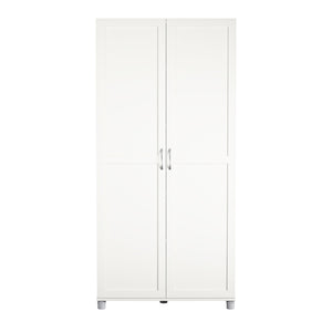 Systembuild Evolution Lory Framed 36" Utility Cabinet - White