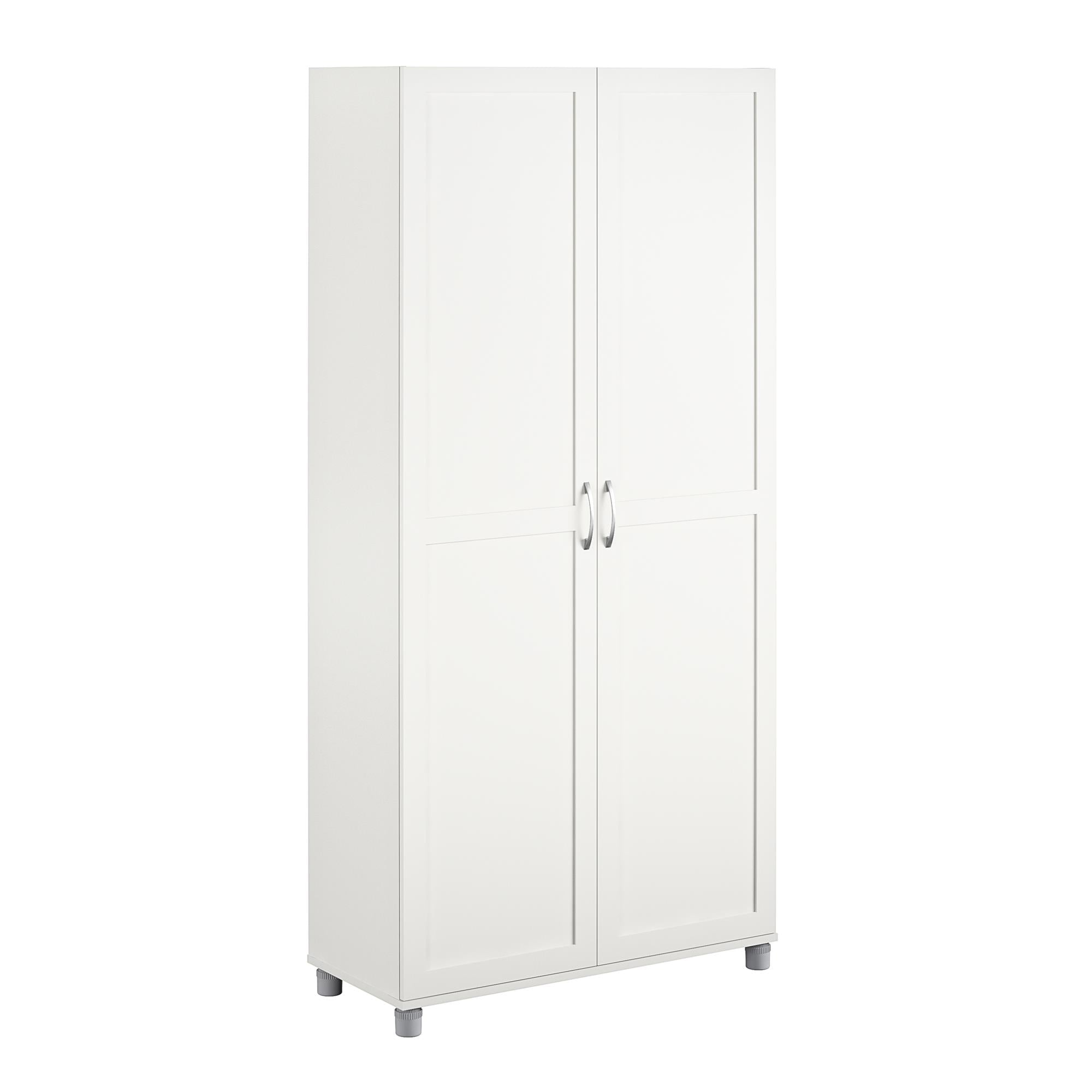 Systembuild Evolution Lory Framed 36" Utility Cabinet - White