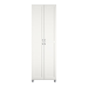 Systembuild Evolution Lory Framed 24" Utility Cabinet - White