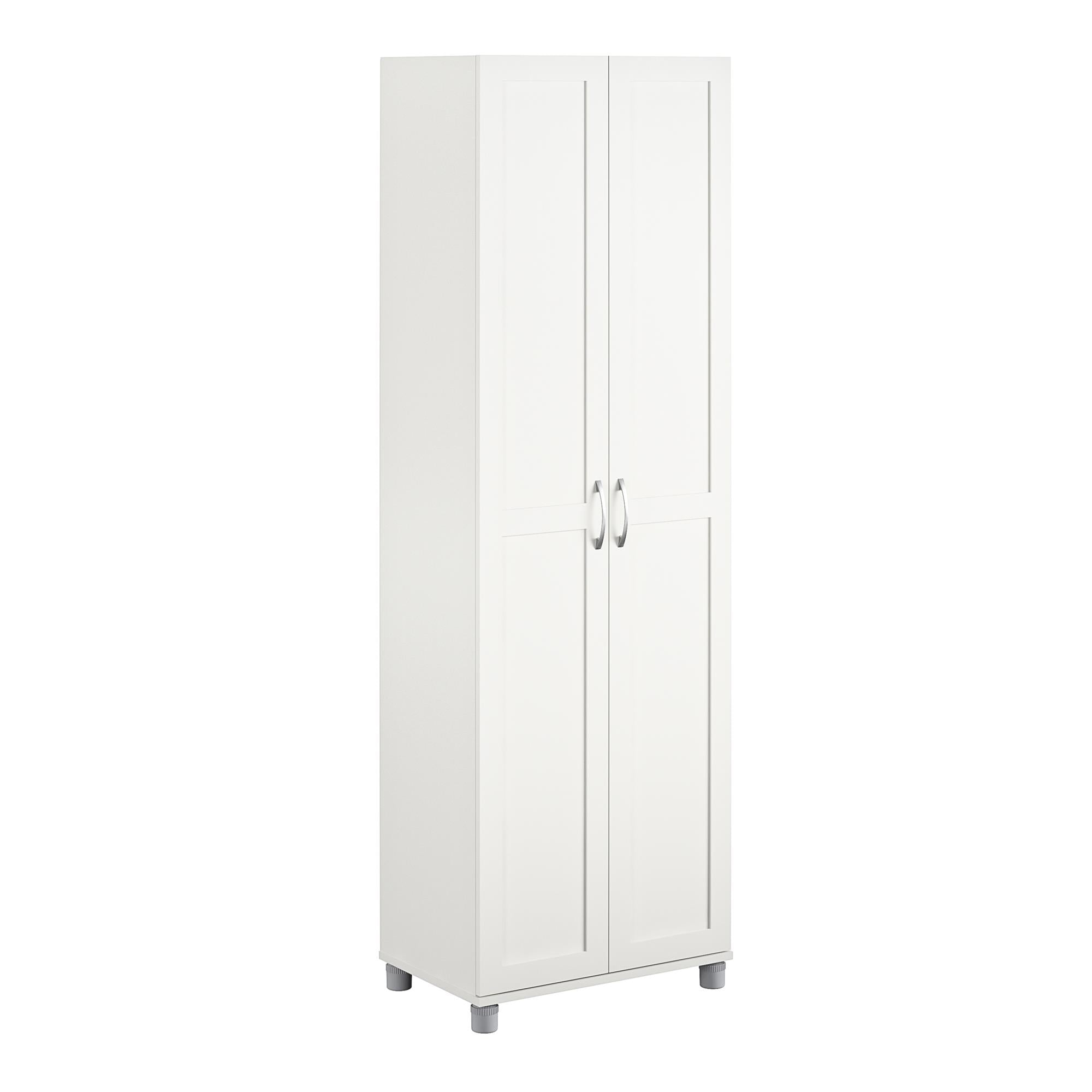 Systembuild Evolution Lory Framed 24" Utility Cabinet - White