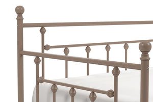 DHP Manila Metal Daybed with Trundle - Millennial Pink - Twin