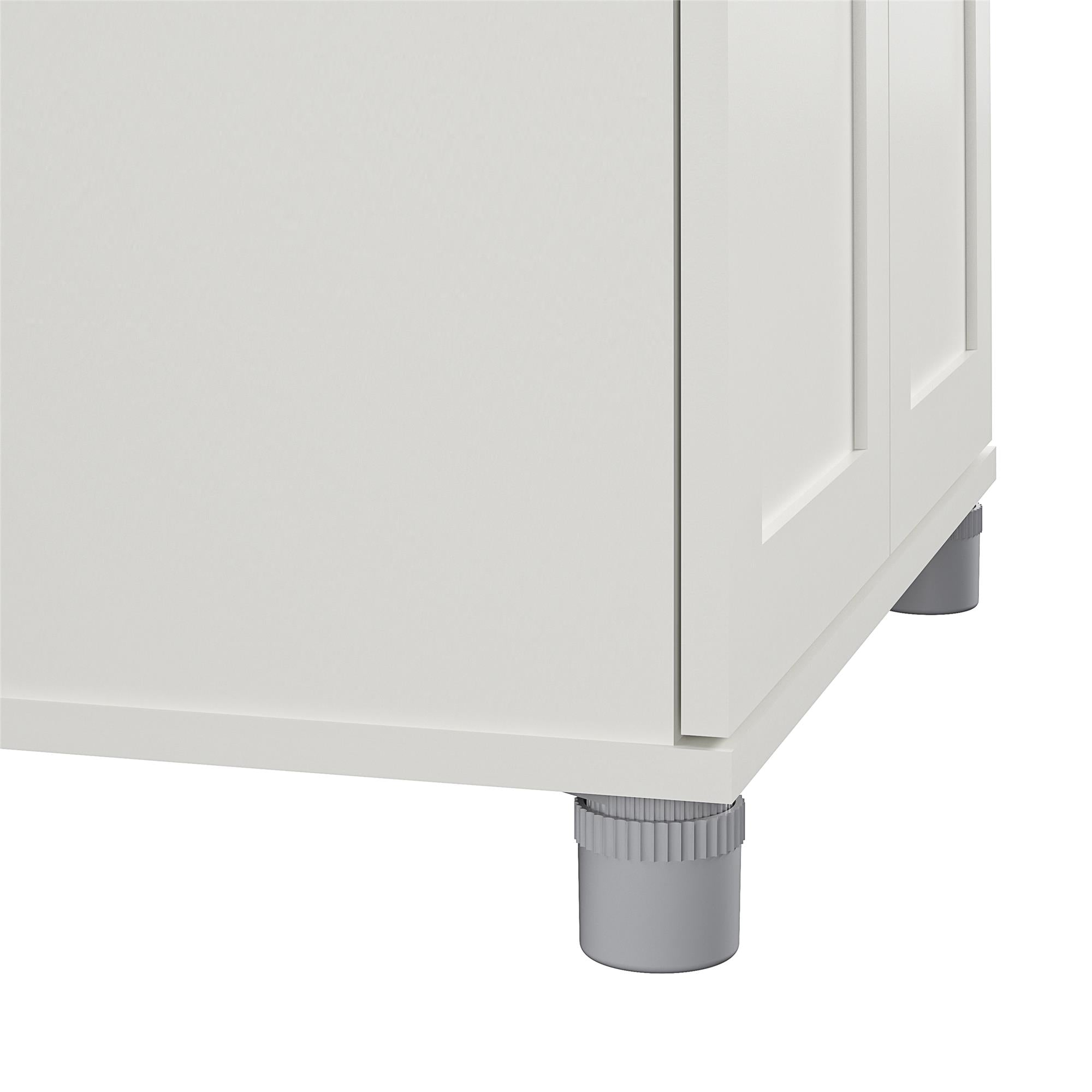 Systembuild Evolution Lory Framed 24" Utility Cabinet - White