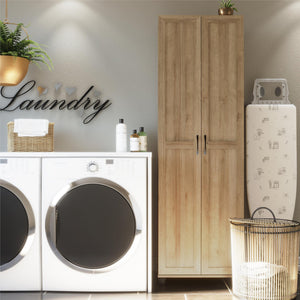 Systembuild Evolution Lory Framed 24" Utility Cabinet - Natural