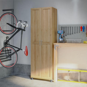 Systembuild Evolution Lory Framed 24" Utility Cabinet - Natural