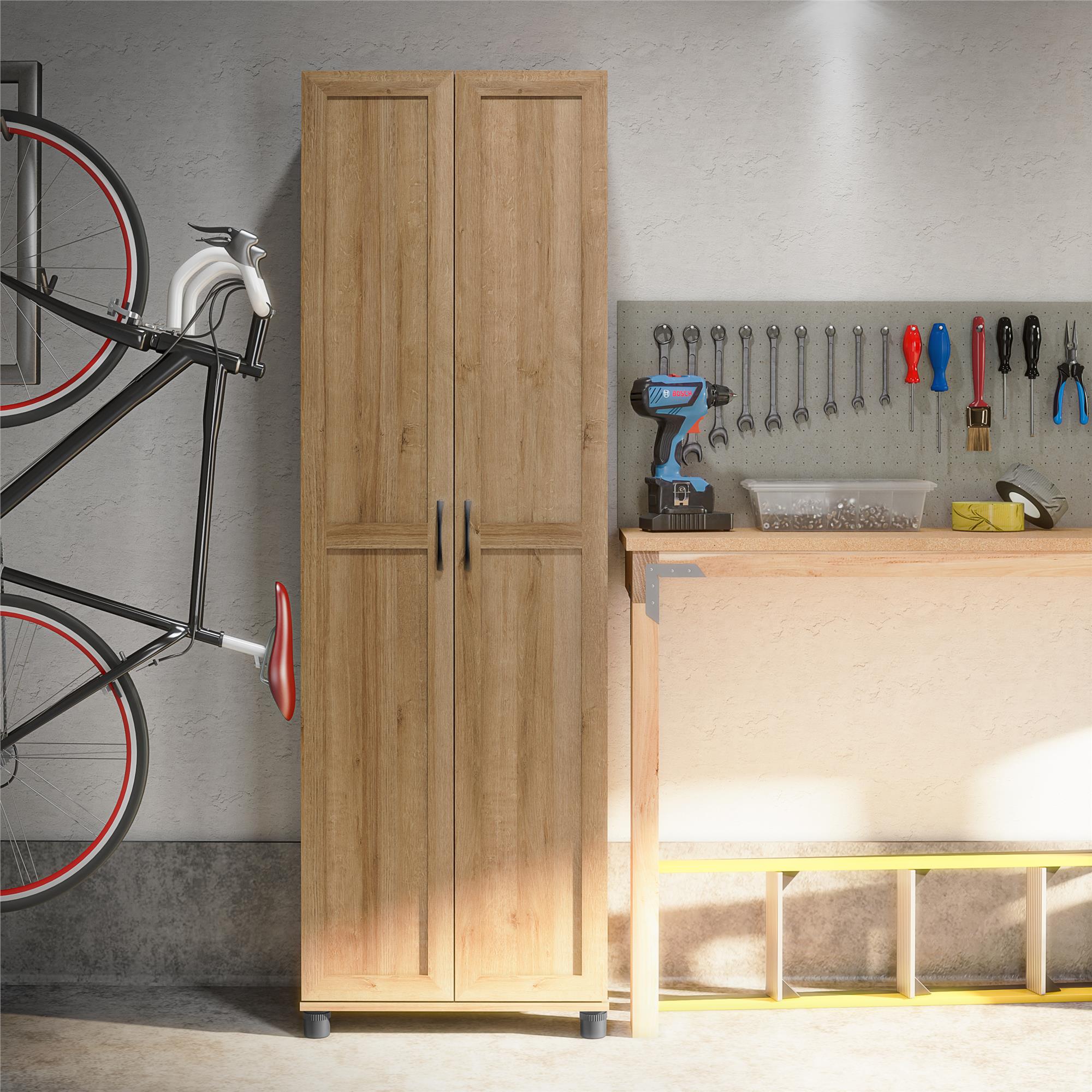 Systembuild Evolution Lory Framed 24" Utility Cabinet - Natural