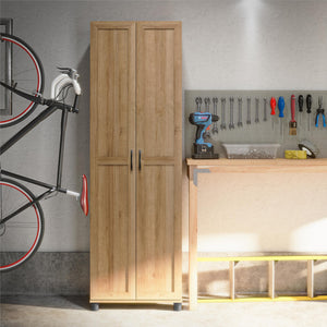 Systembuild Evolution Lory Framed 24" Utility Cabinet - Natural