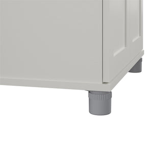 Systembuild Evolution Lory Framed Storage Cabinet with Drawer - White