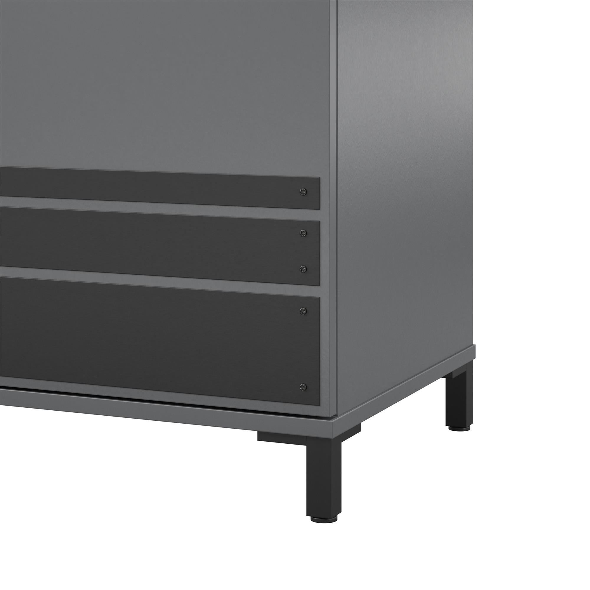 Systembuild Evolution Shelby Garage Storage Base Cabinet 2 Door - Graphite