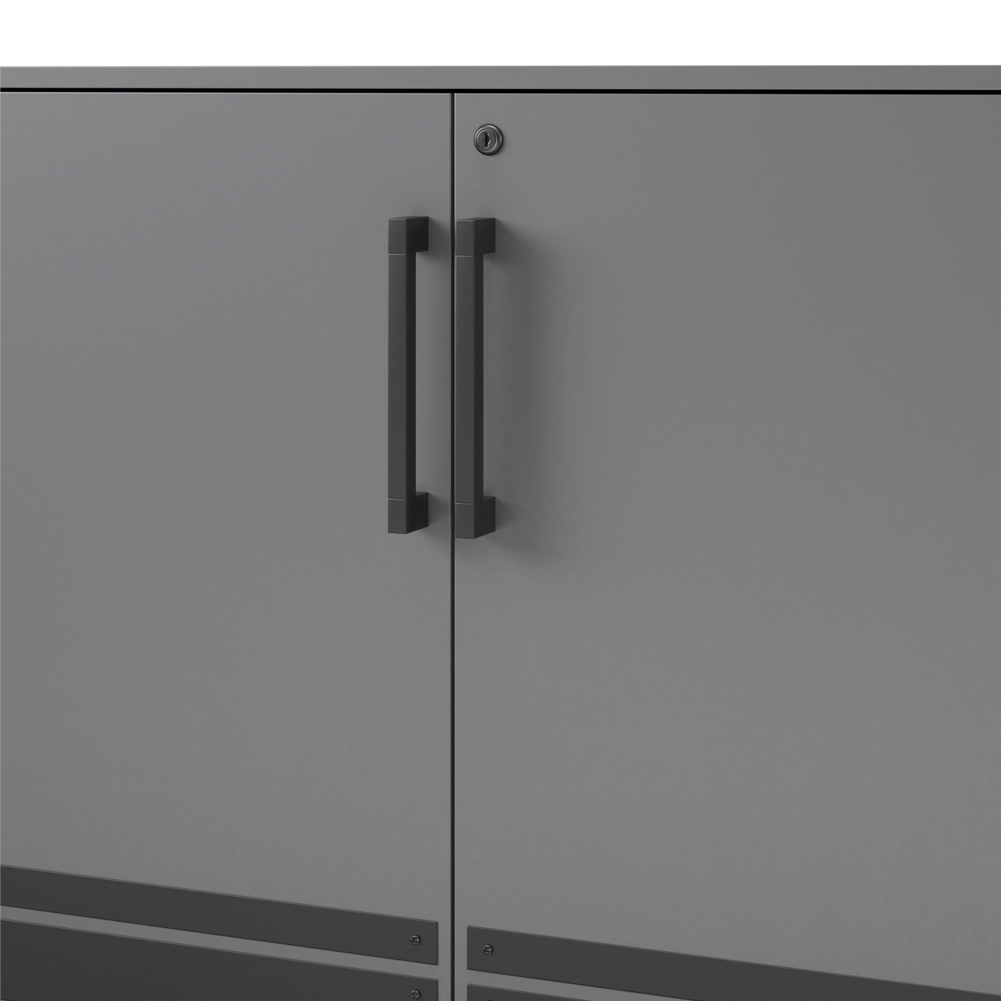 Systembuild Evolution Shelby Garage Storage Base Cabinet 2 Door - Graphite