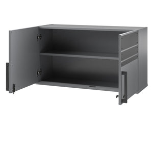 Systembuild Evolution Shelby 2 Door Storage Garage Wall Cabinet - Graphite