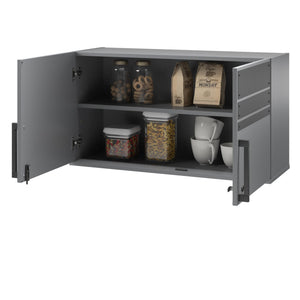 Systembuild Evolution Shelby 2 Door Storage Garage Wall Cabinet - Graphite
