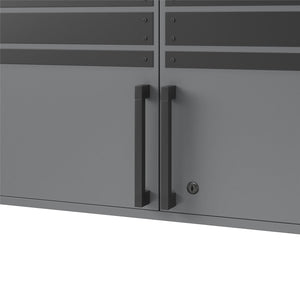 Systembuild Evolution Shelby 2 Door Storage Garage Wall Cabinet - Graphite