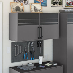 Systembuild Evolution Shelby 2 Door Storage Garage Wall Cabinet - Graphite